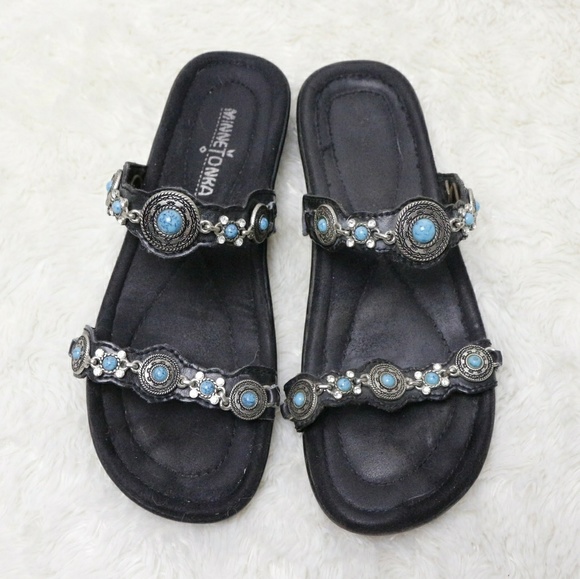 minnetonka turquoise sandals